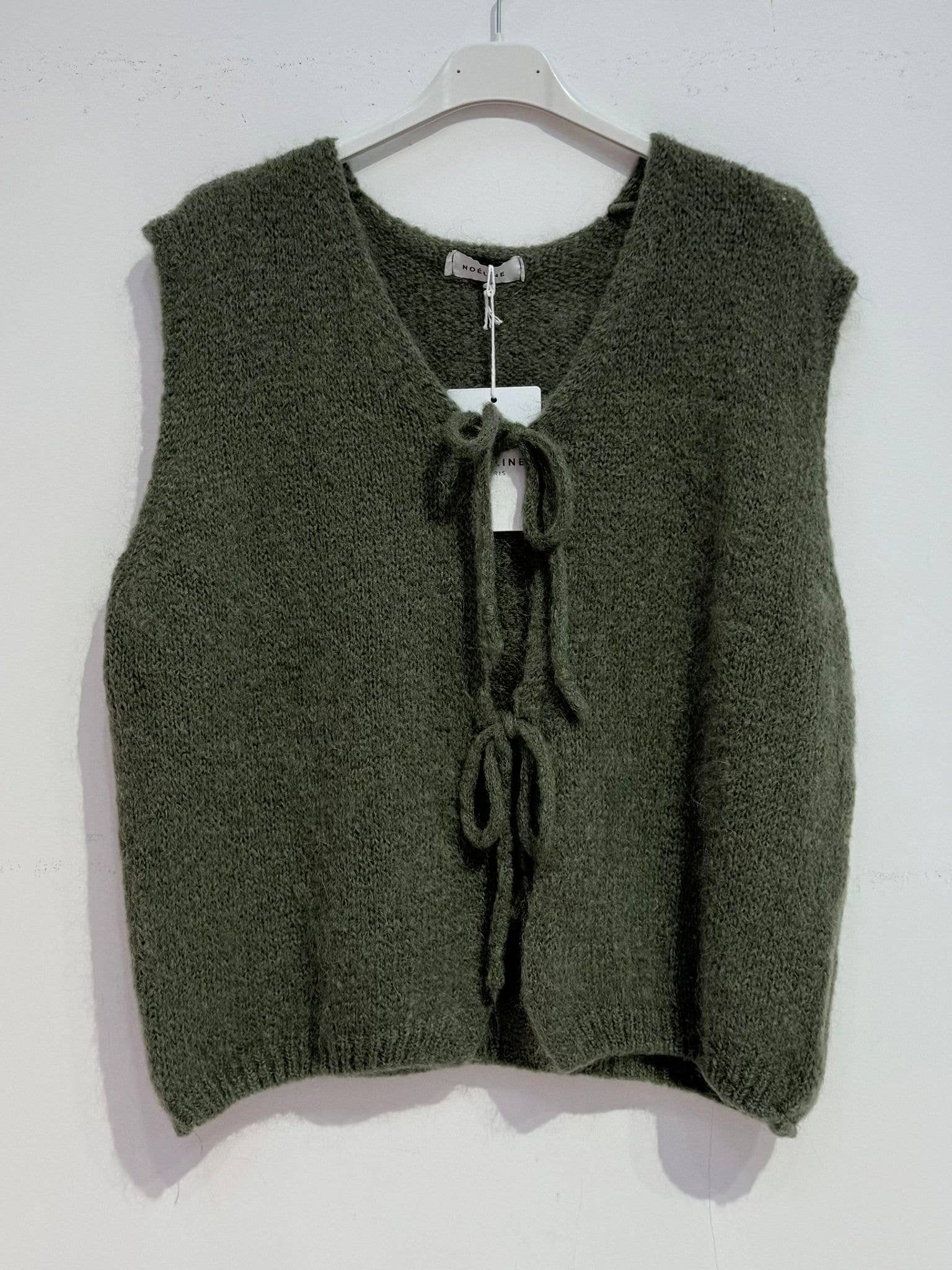 NOELINE - Vente Pull en maille – femme - Gilet en mohair et laine 767711