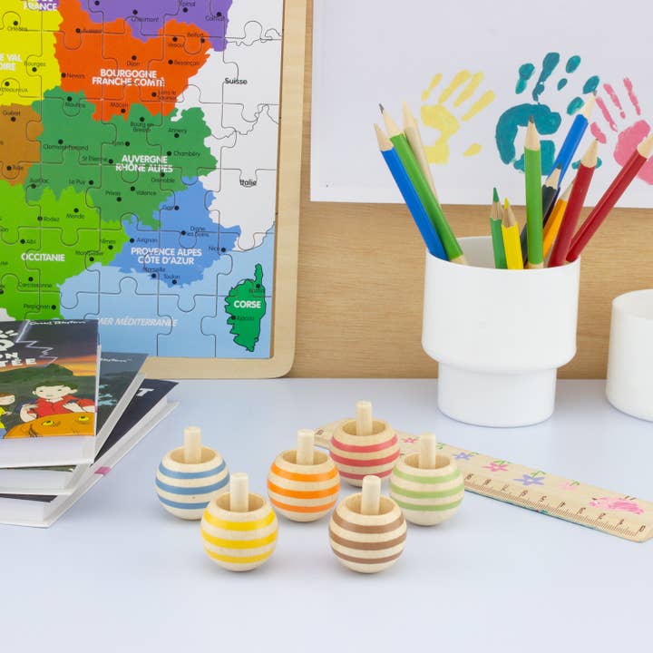 Ulysse Couleurs d'Enfance - Wholesale Wood Toy - Kids - ROUTER: HEAD IN THE AIR (set of 36)1