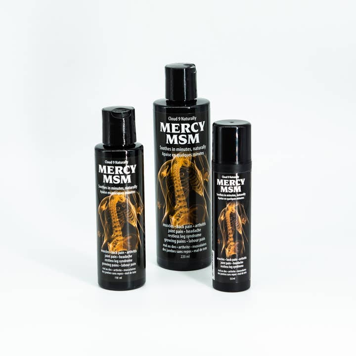 Cloud 9 Naturally - Wholesale Pain Relief Spray/Cream - Mercy MSM Lotion
