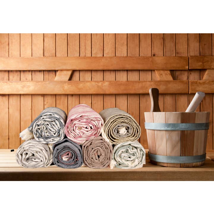 ARTY HOME - Vendita all'ingrosso Telo mare - ARTY HOME Telo hamam doppio strato in cotone 100% 170 x 90 cm - Asciugamano da spiaggia, sauna, bagno e sport2