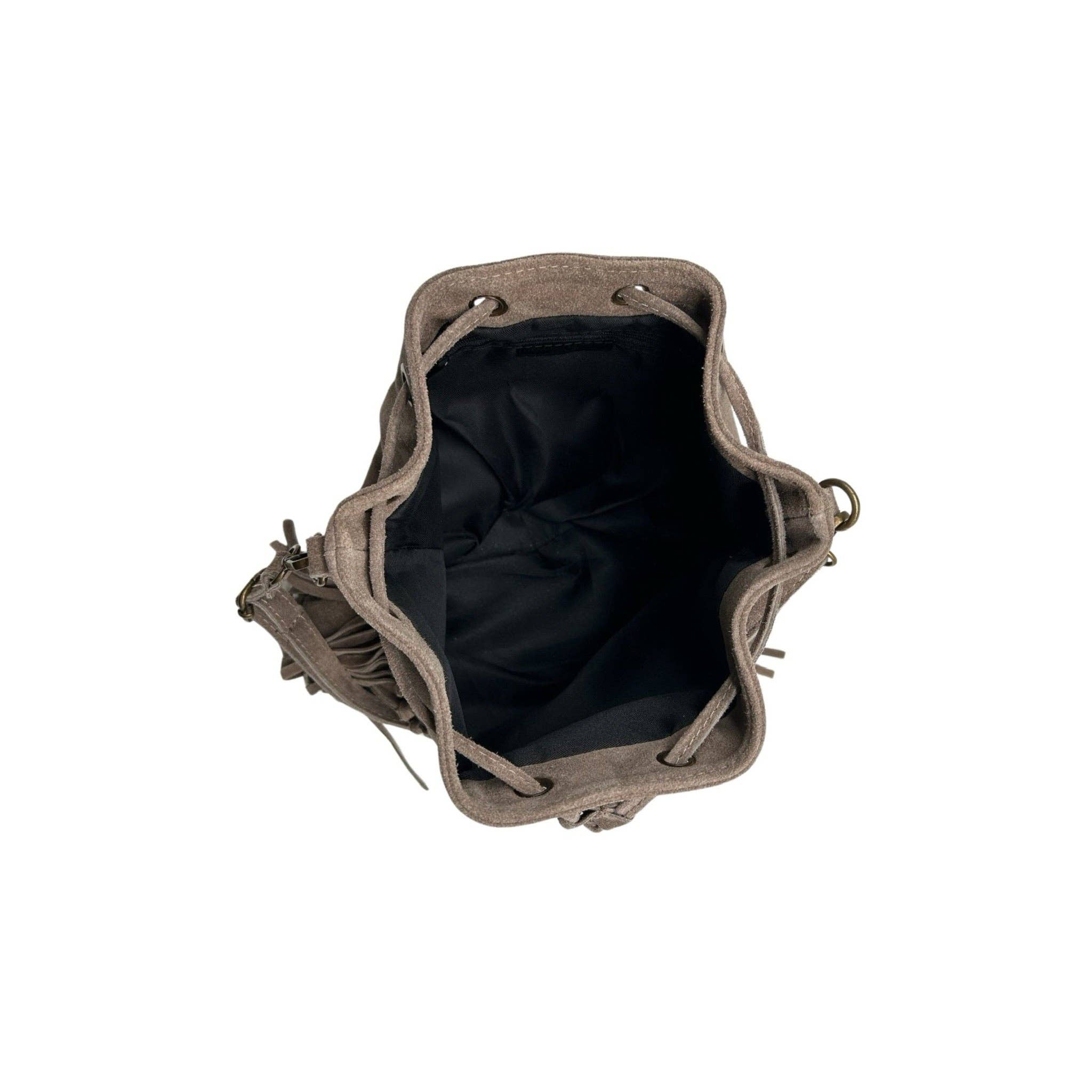 Louisa lee - Wholesale Shoulder Bag - Women's - AURÉLIA SUEDE LEATHER BUCKET BAG8