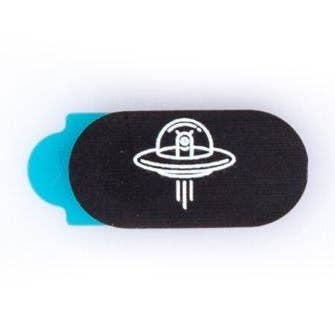 Sliding Webcam Cover | Space Ship Mini | Black for wholesale by Funsy