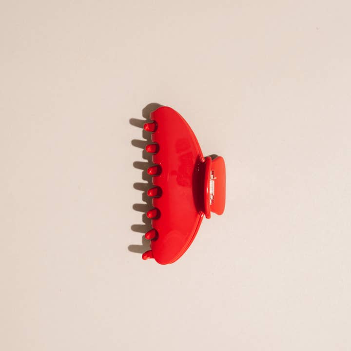 NAT + NOOR - Wholesale Hair Clip - Women's - Hair Claw Clip | Cherry | 4" Medium | Red