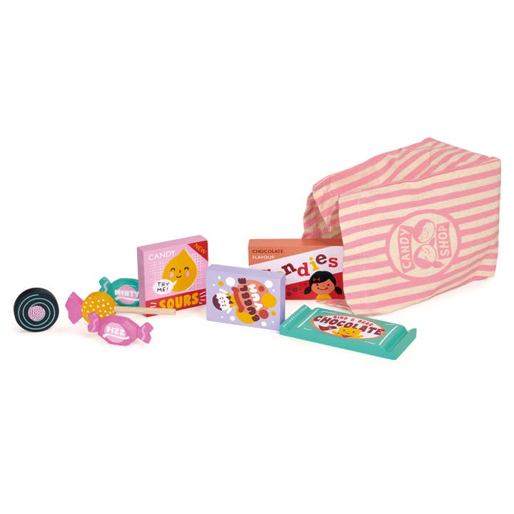 ThreadBear Design UK/EU - Wholesale Toy Set - Kids - Mentari Candy Shop Bag