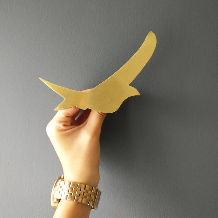 Arte de parede de pássaro de metal com parafusos por atacado de Art is: