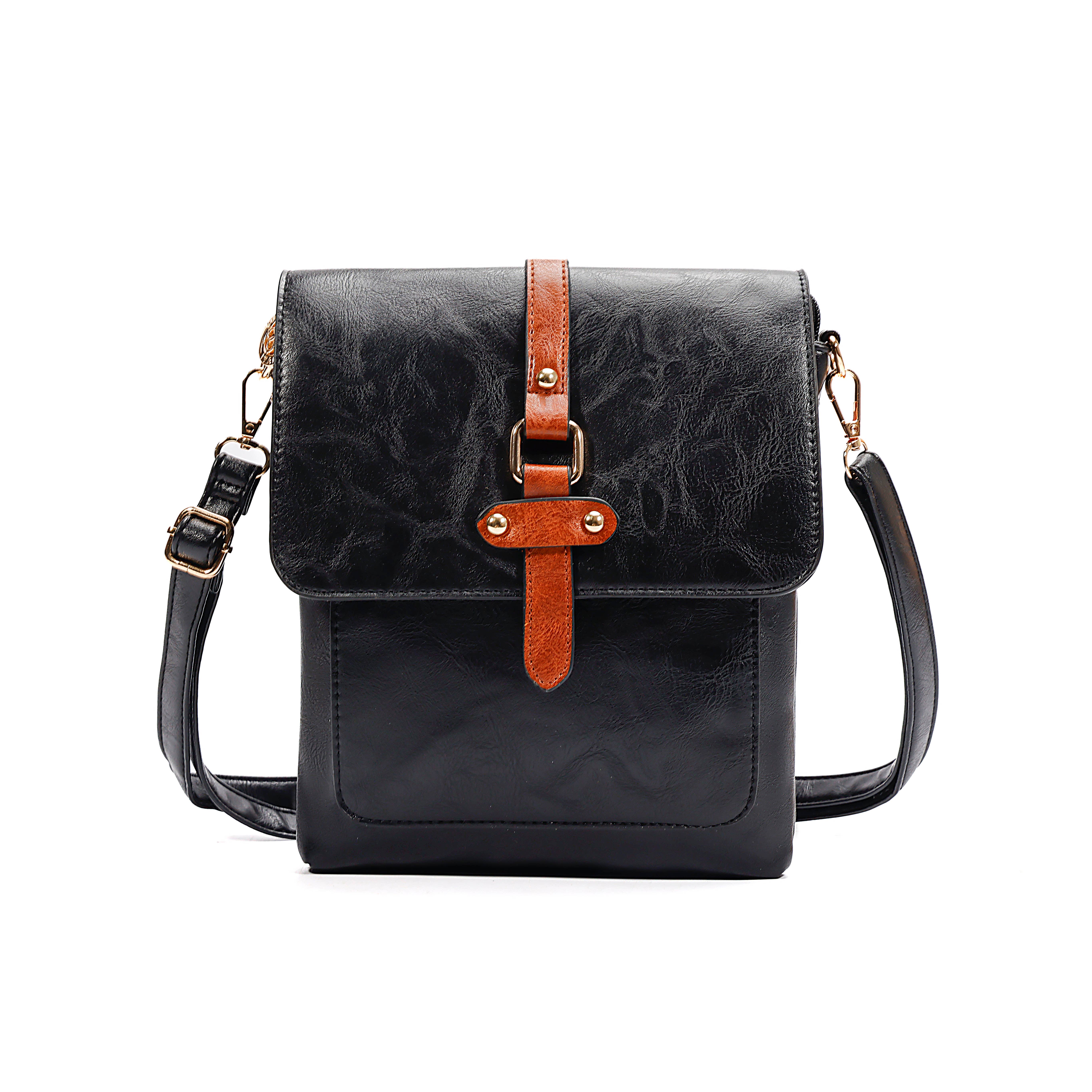 Superbia – wholesale Crossbody bag – Women's – Superbia Two-toned Flat Over Multipockets Crossbody Bag 91440