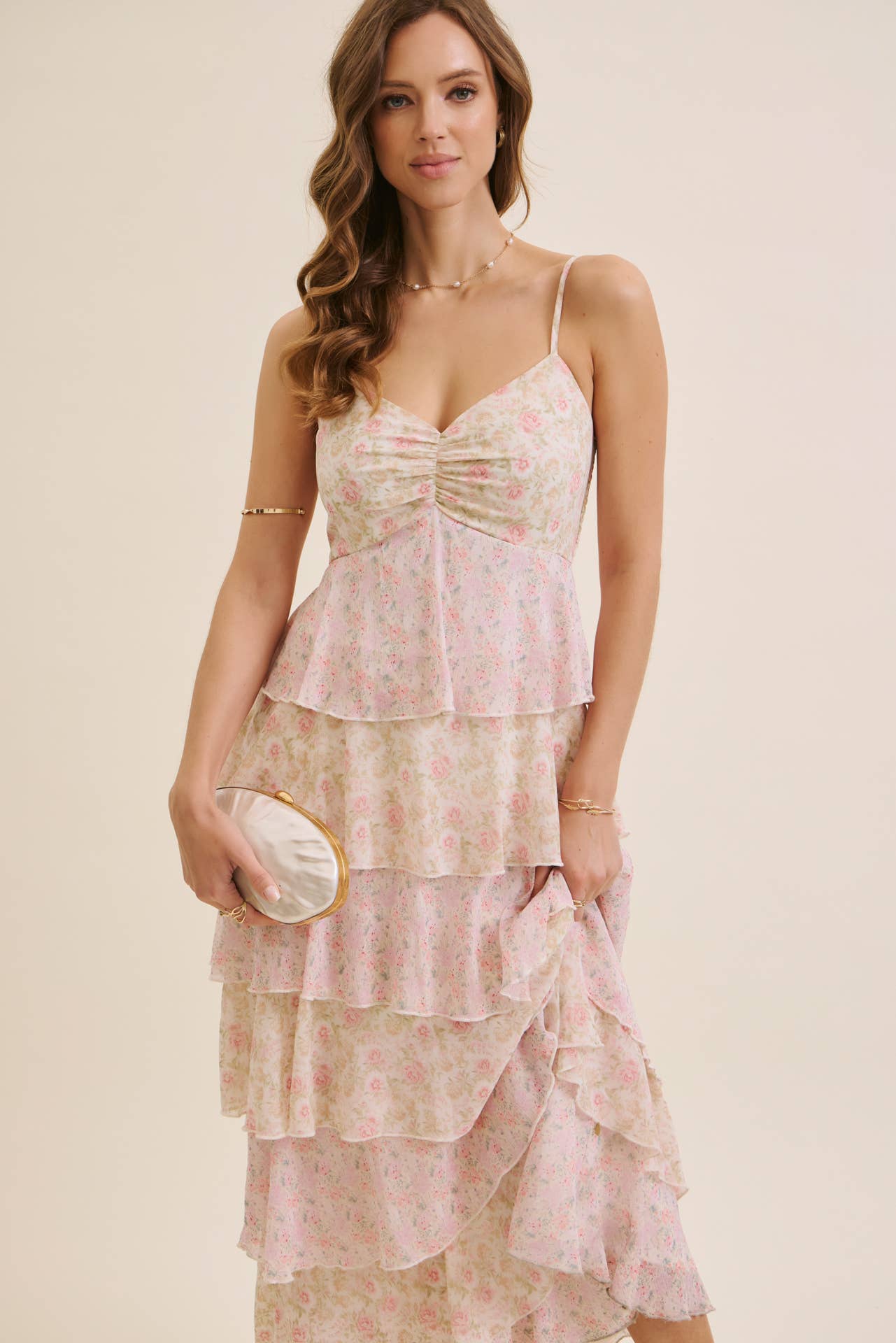 in february - Vente Robe – femme - DÉFINITION DE LA ROBE MAXI À VOLANTS FLORAUX FÉMINITÉ SANS SAISON14