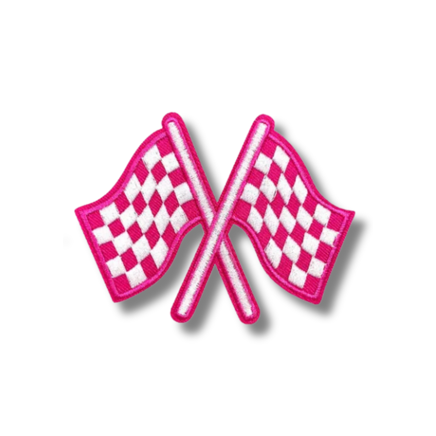 Love, Paige Designs - Wholesale Patch - Checkered Flag Embroidered Iron On Patch4