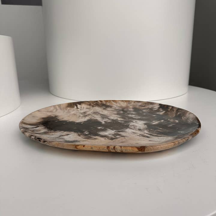 Office Objets - Wholesale Decorative Plate/Dish/Bowl - Very large catchall or dish in petrified wood26