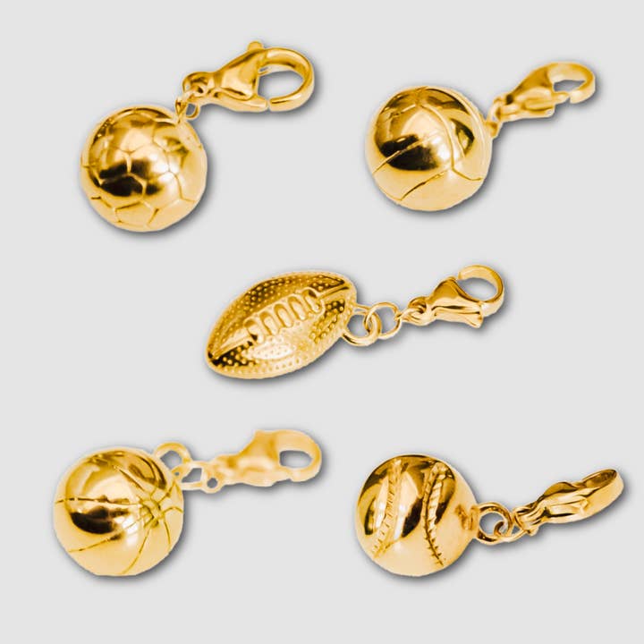 Pretty Simple - Wholesale Individual Charm/Pendant - Sports Charm Bar Chanelle Charms - WATERPROOF