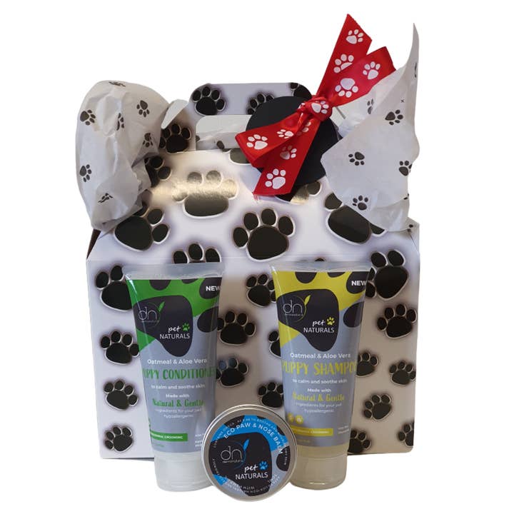PUPPY GIFT BOX 100ML for wholesale by DERMANATURAL Pet Naturals