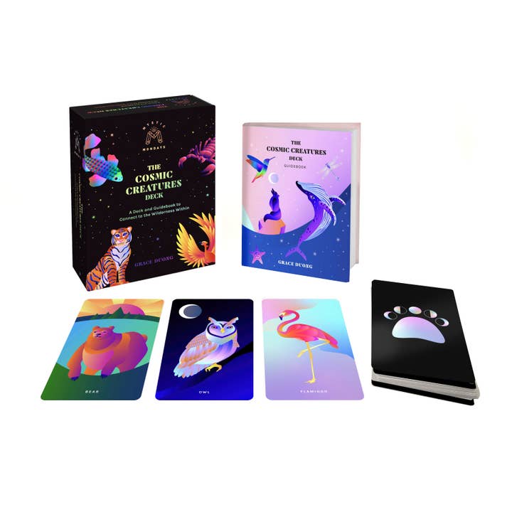 Mystic Mondays: The Cosmic Creatures Deck for wholesale by Hachette Book Group