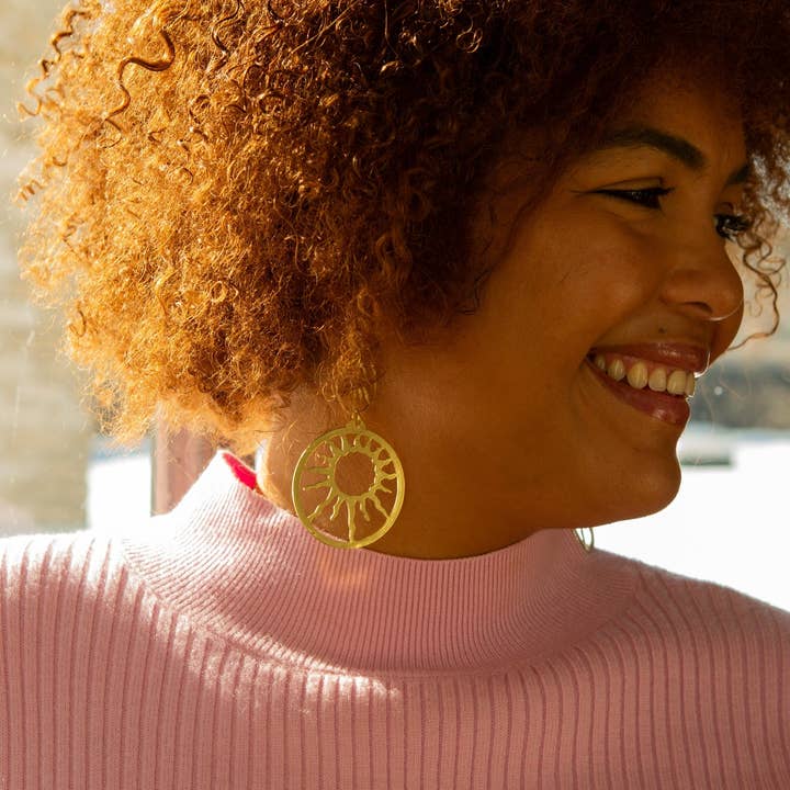 Fair Anita - Wholesale Dangle Earrings - Sol Statement Earrings