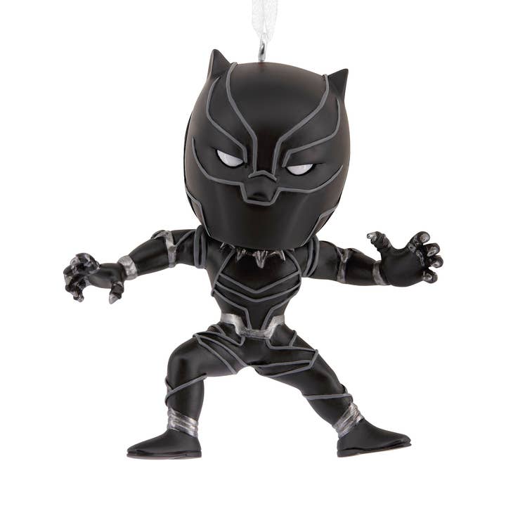 Collectable Marvel Hanging Ornament - Black Panther Posed for wholesale by Hallmark