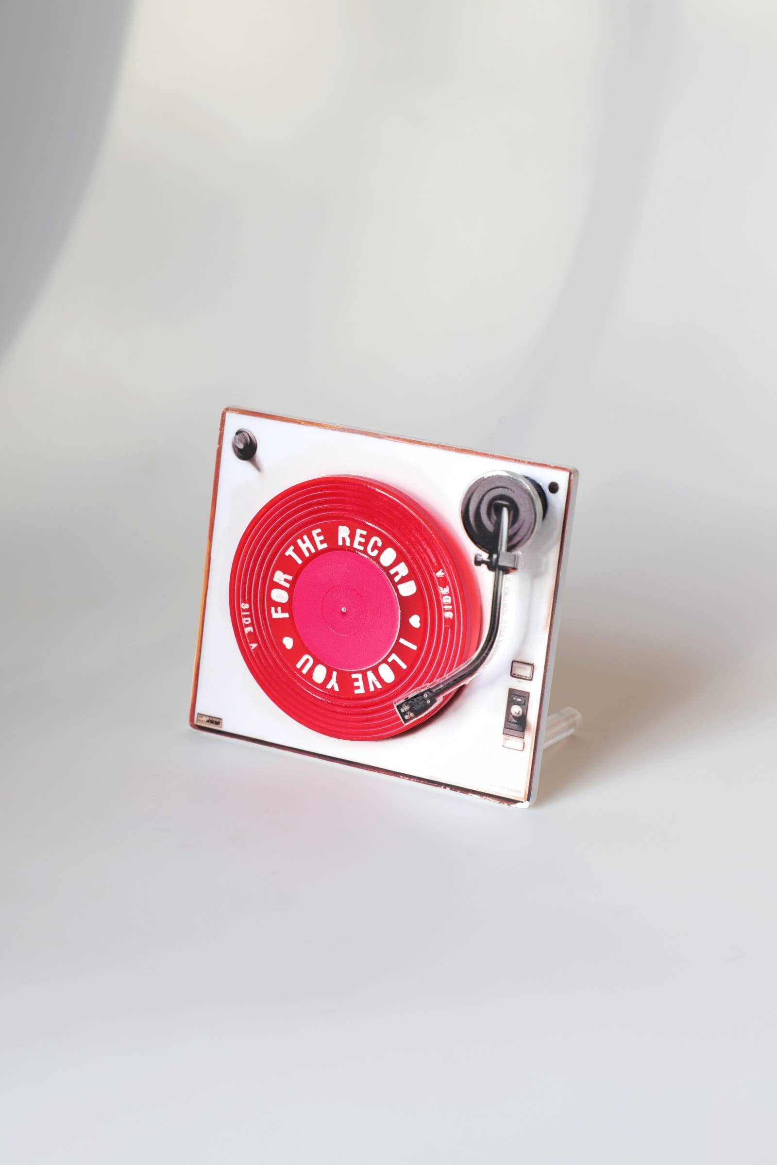 Rock Laser Scissor Studio - Vendita all'ingrosso Decorazioni da tavolo - Decorazione mini giradischi da tavolo con tag NFC programmabile per Spotify e Youtube7