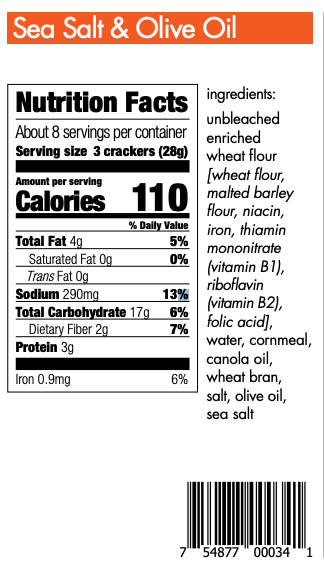 Z crackers - Wholesale Crackers - Sea Salt + Olive Oil Handmade Artisan Cracker7