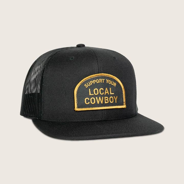 Support Your Local Cowboy kasket med justerbar snapback for engroshandel hos Cowboy Cool