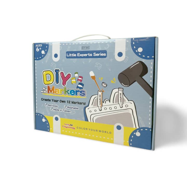LUCKY ART CRAYONOLOGY - Wholesale DIY Craft Kit - Kids - DIY Markers Kit – Create Your Own 12 Custom Markers0