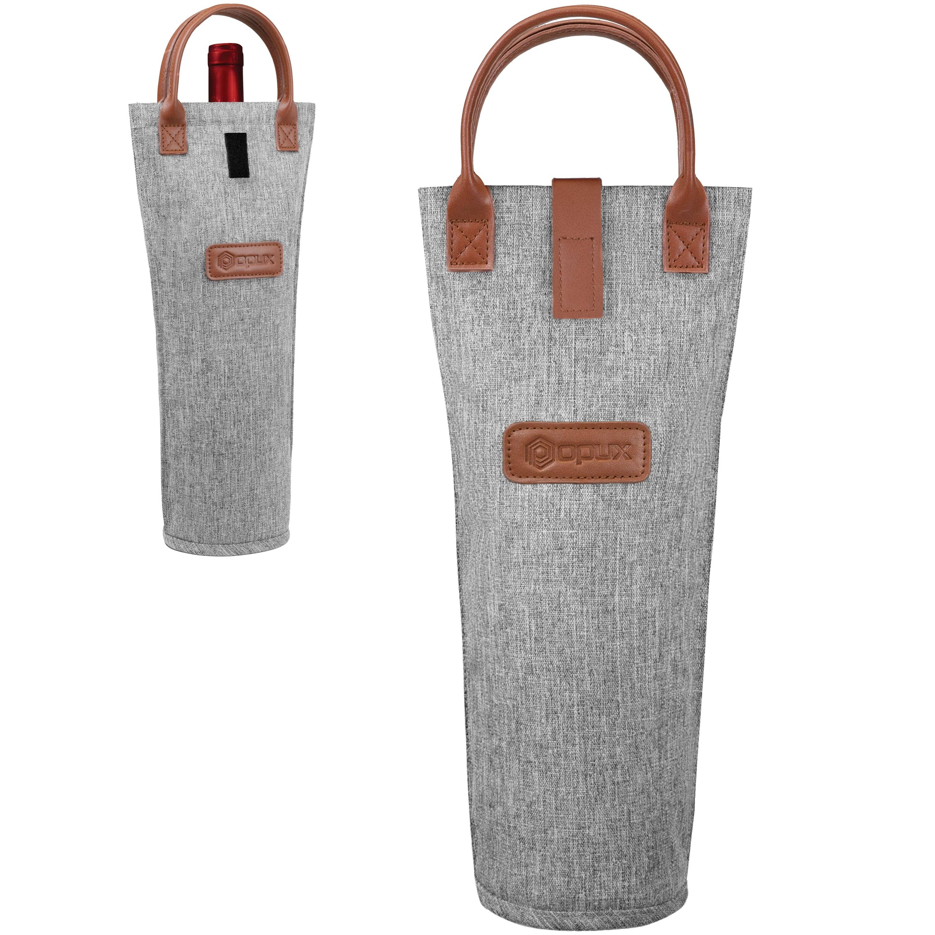OPUX – wholesale Wine tote – 1 Bottle Classic Wine Carrier Bag5