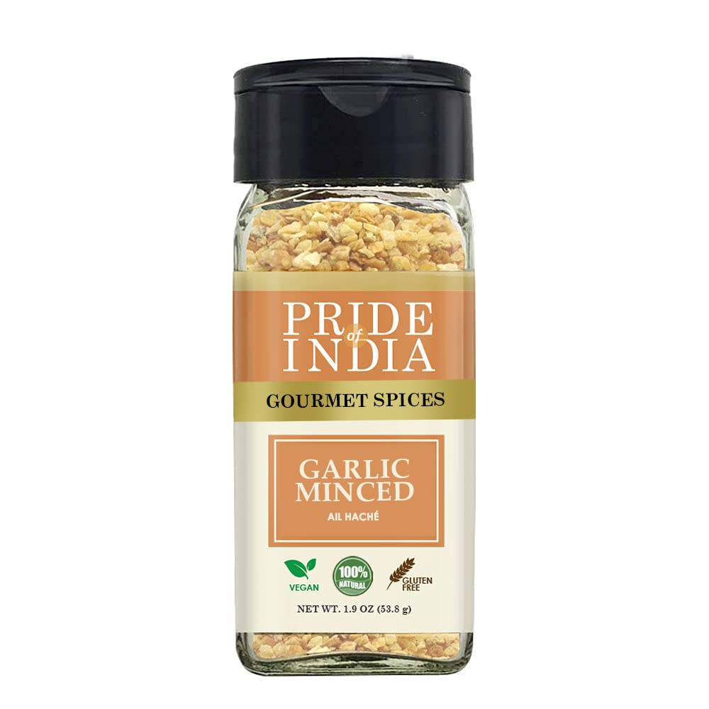 PRIDE INDIA BRANDS - Wholesale Dried Spice - Pride of India – Garlic Minced – Gourmet Seasoning0