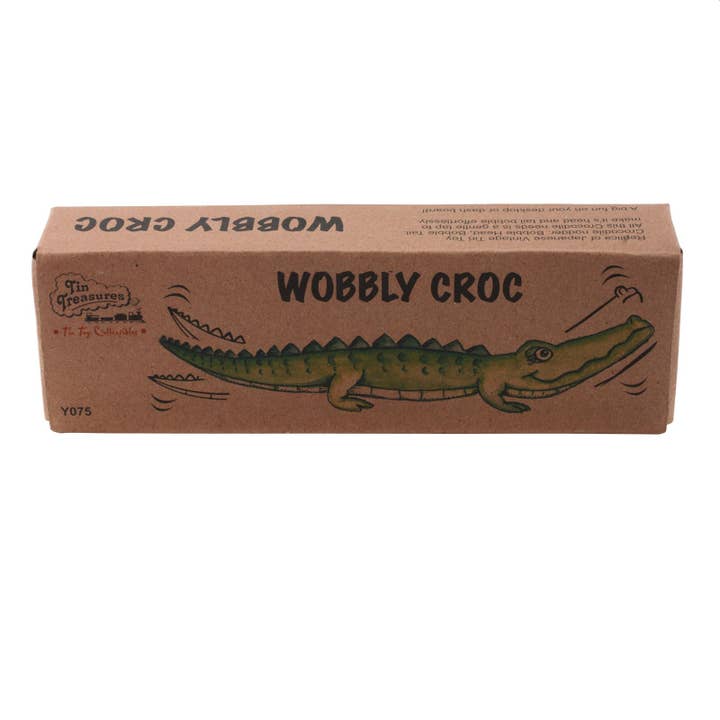 Tribal Trade GmbH – wholesale Classic toy – Kids – Tin toy wobbling crocodile Wobbly tin crocodile9