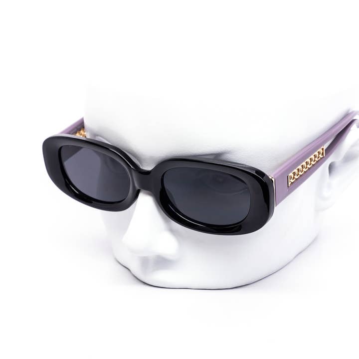 Chunky Oval Chainlink Inlet Sunglasses for wholesale by Still Friday