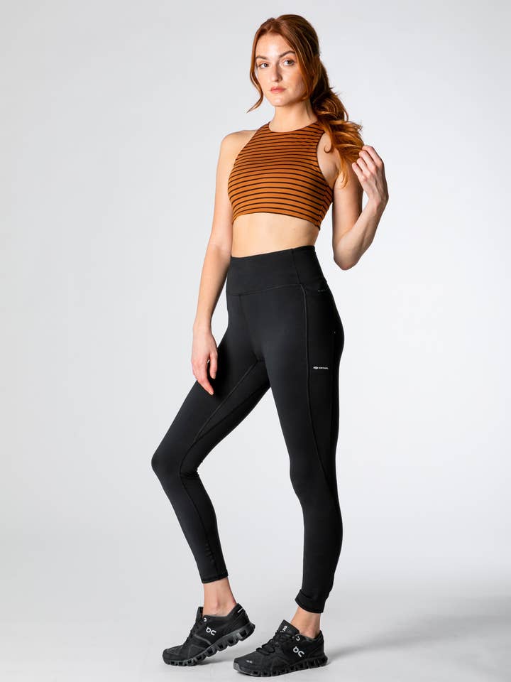 Ability High-Rise Tight 25" per la vendita all'ingrosso da parte di Hemp Black