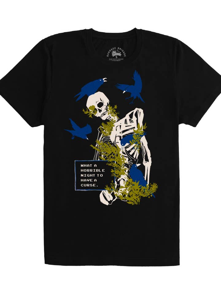 Bandage Brigade - Wholesale Screen Printed T-Shirt - Women's - Cursed Night Tee1