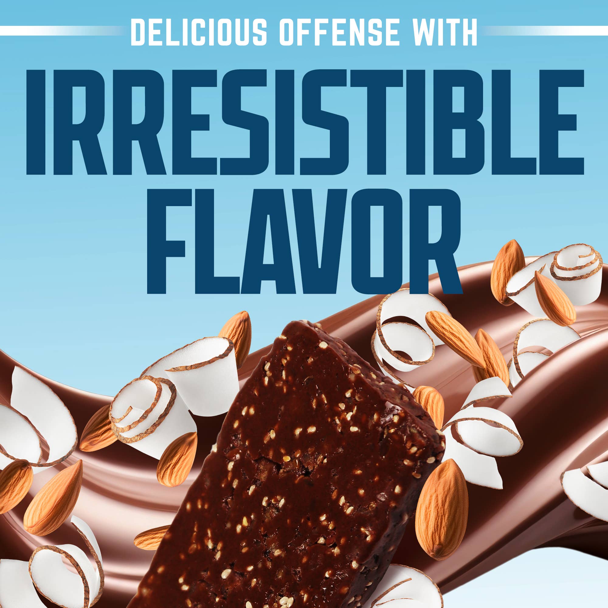 Defender Bar – wholesale Retailer display – Food & Drink – NEW: Free Wooden Display, Defender Bar, 3 Flavors (216 Bar)8