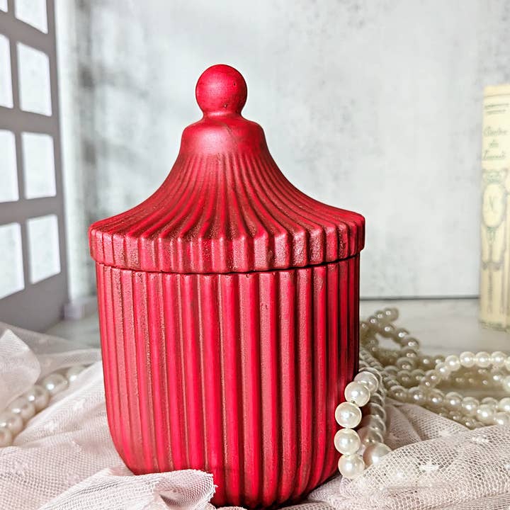 Zyndl - Wholesale Jar/Filled Candle - RED RIDING MOOD | Coconut Wax Candle | Frasier Fir and Apple