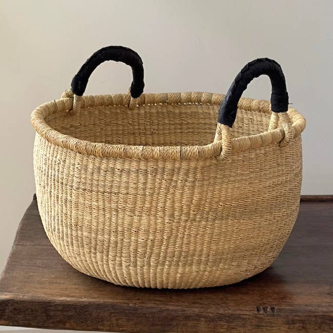 Plump and Pleasing Everything Basket - Natural for wholesale by Mbare Home + Gift