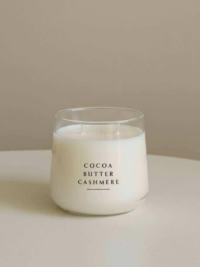 Cocoa Butter + Cashmere Candle for wholesale by Believe Candle
