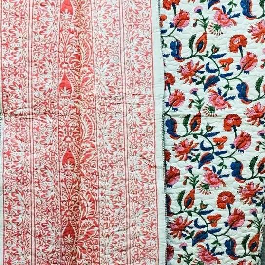 Quilted throw Blanket 60x80 Chamoli for wholesale by natural habitat