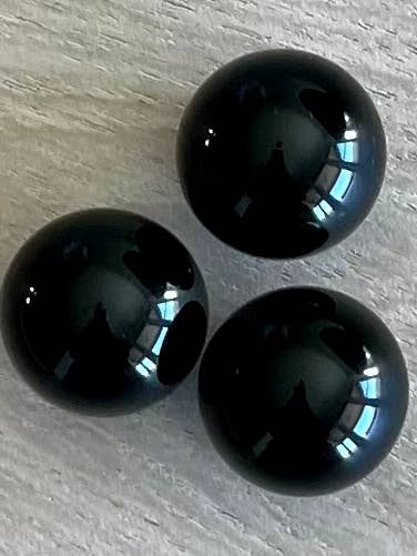 Sphère - Obsidienne pour la vente par Luna Rae