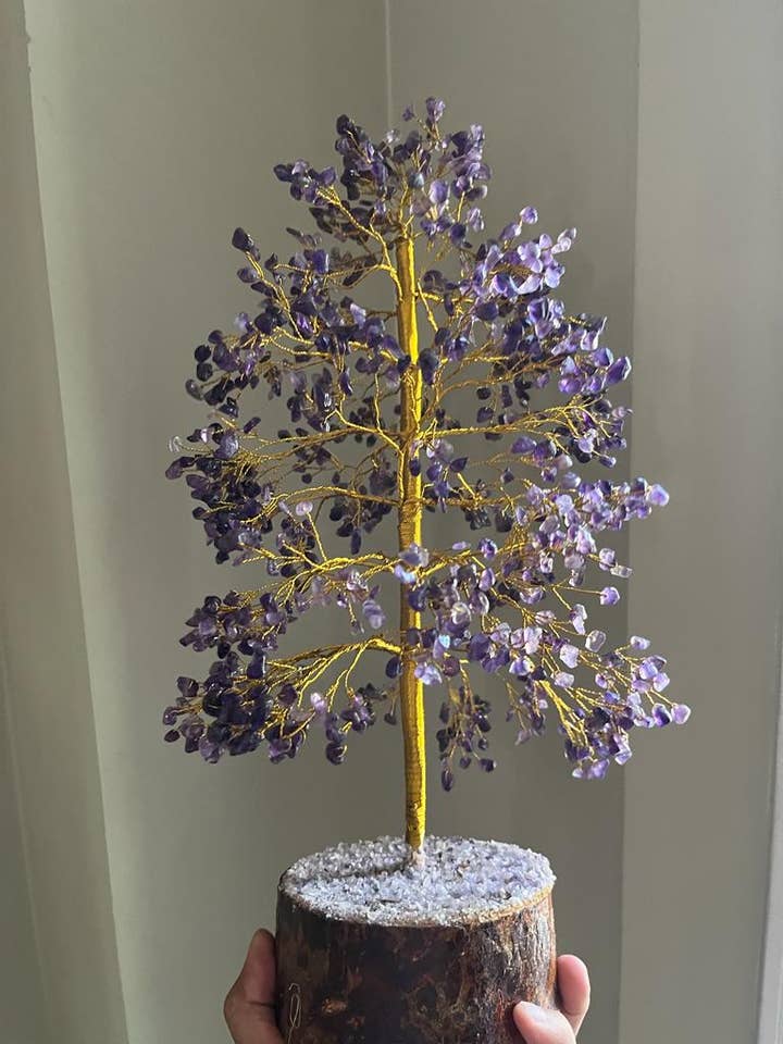 Amethyst Gemstone Tree, Amethyst Tree (1000 chips Tree) for wholesale by jiomind