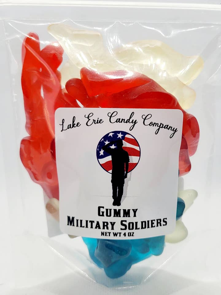 Gummy Military Soldiers for wholesale by Lake Erie Candy Company