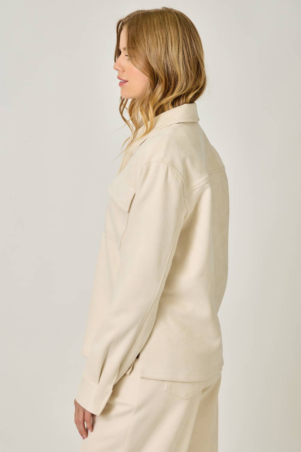Mystree - Wholesale Shirt Jacket/Shacket - Women's - 61219 Suede Shacket12