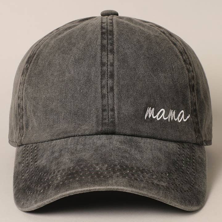 Fashion City - Wholesale Baseball Cap - Women's - Mama Lettering Embroidery Baseball Cap