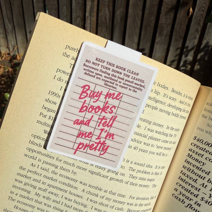 Magnetic Bookmark Library Card Holographic Finish for wholesale by One Team Blessed