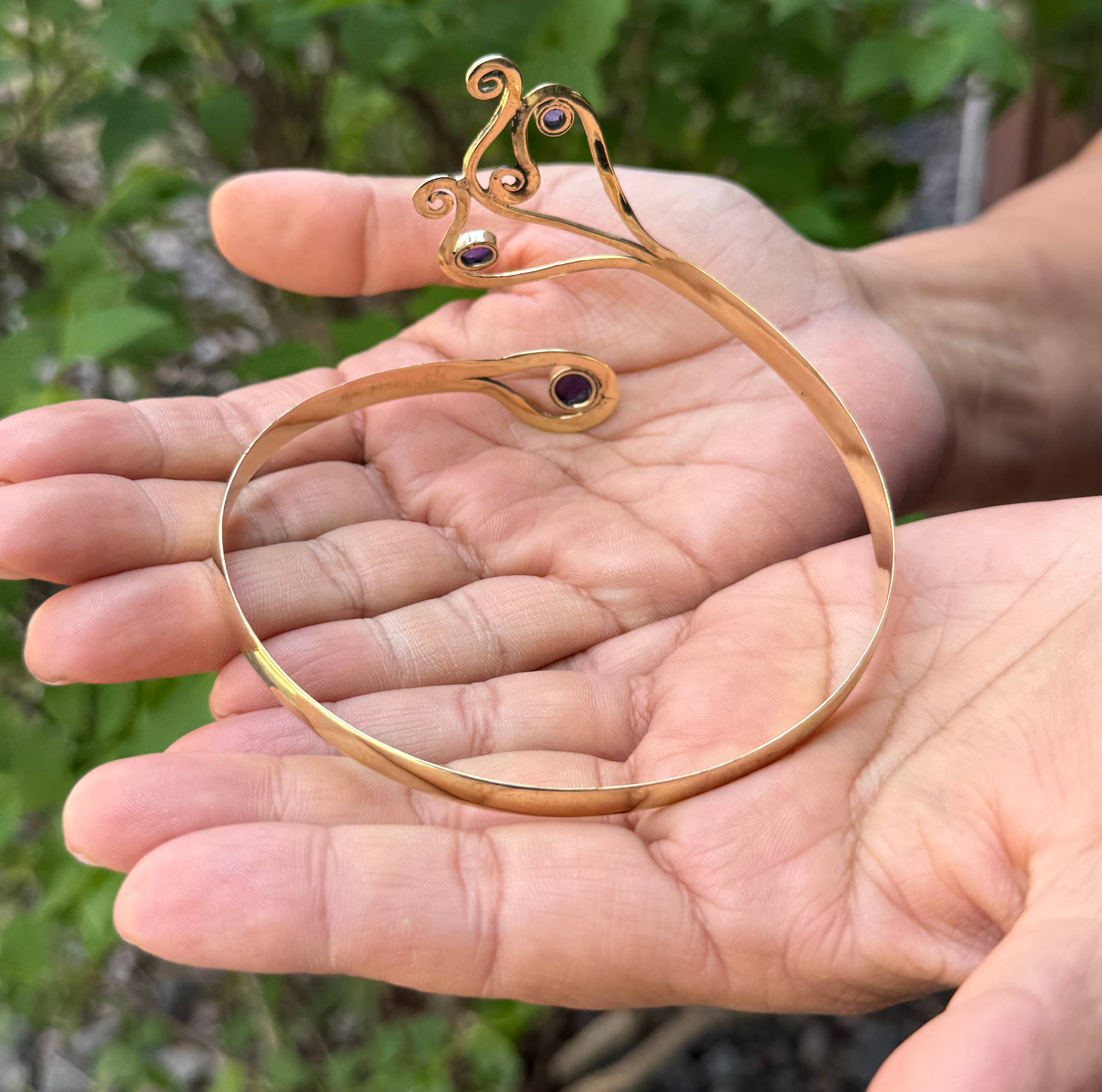 Lungta Imports - Wholesale Cuff Bracelet - Handcrafted Arm Cuff Bracelet Armlet Armband With Stones 1