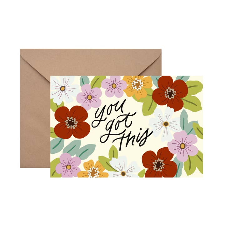 Vous avez compris - CARTE DE VŒUX avec ENVELOPPE pour la vente par Lantern Calligraphy