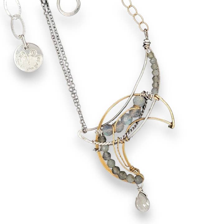 Collar de Labradorita Eclipse 80112N para venta al por mayor de Art by any Means Jewelry