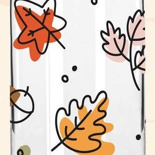 Feuille d'automne | Verre à bière 16 oz pour la vente par Mayan Princess custom designs