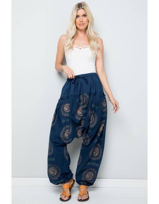 Kathmandu Imports - Wholesale Broek - Dames - Harembroek met omprint (TH-1556)1