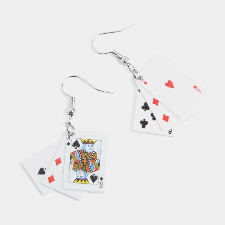 Twenty One Earring - White for wholesale by Whispers