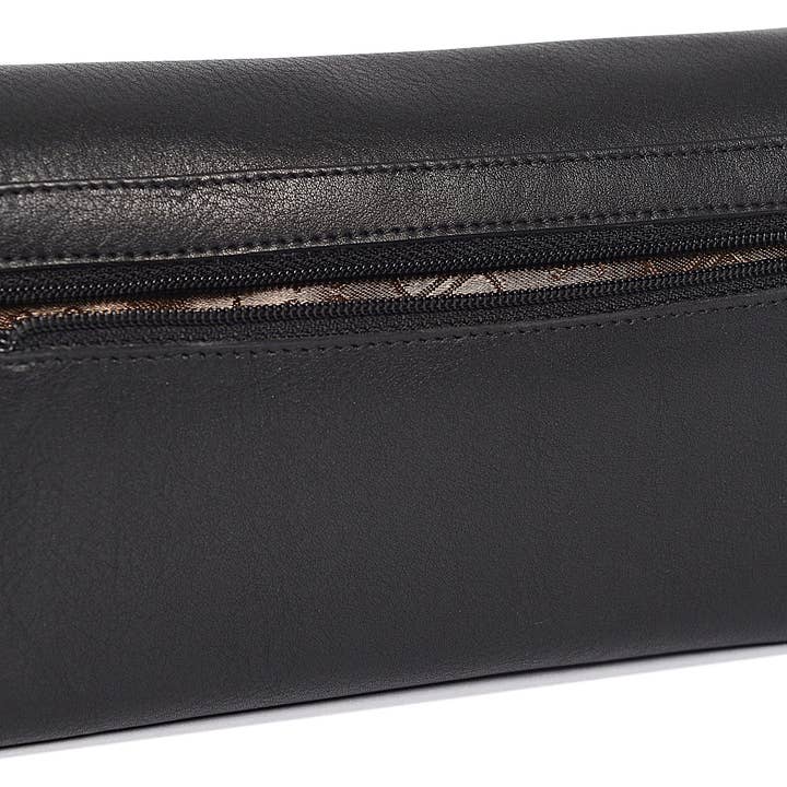 SADDLER - Vente Portefeuille – femme - Grand Portefeuille en Cuir à Sections Multiples "Grace" – Fait Main par Saddler | Protégé RFID & Boîte Cadeau41