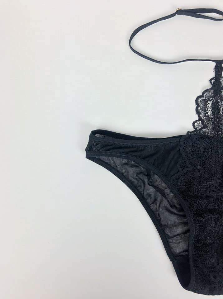 Annmarie Kahn - Wholesale Underwear - Women's - Chelsea High Waist Strappy Lace Sheer Bikini Panty2