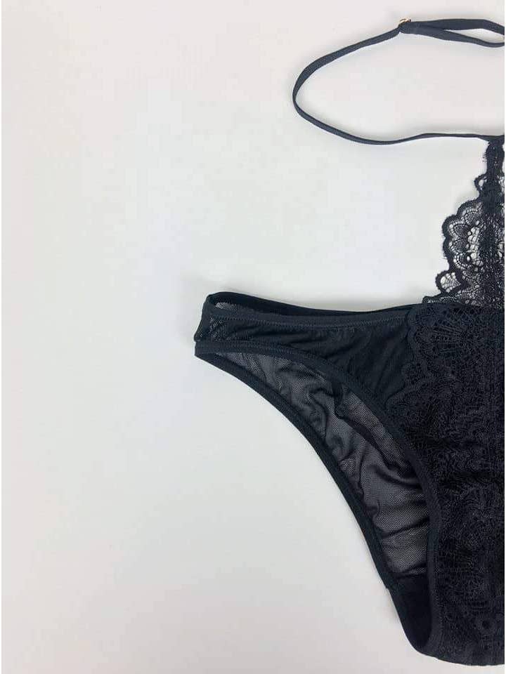 Annmarie Kahn - Wholesale Underwear - Women's - Chelsea High Waist Strappy Lace Sheer Bikini Panty2