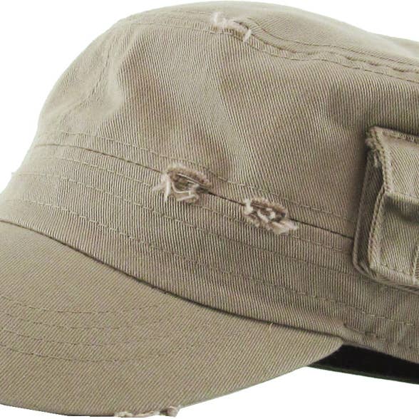 KBETHOS - Wholesale Baseball Cap - Unisex - Distressed Army Cadet (Fitted)13