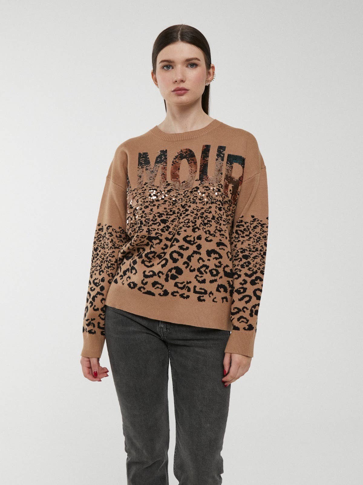 SWEET MAGIC MODA Y COMPLEMENTOS – Pulôver - Mulher por atacado – JERSEY COM LANTEJOULAS2